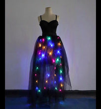 Charger l&#39;image dans la galerie, Women Tulle Tutu Skirts Adult A Line Rave Outfit Skirt LED Light Up Costumes Halloween SHINYOU
