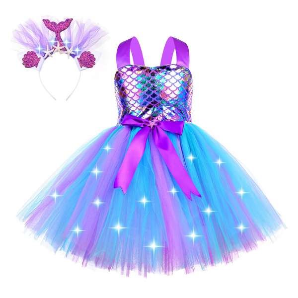 Mermaid Costume Dress for Little Girls Tutu dress SHINYOU