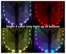 Cargar imagen en el visor de la galería, SMART LED Isis Wings Glow Light Up Belly Dance Costumes SHINYOU
