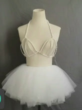 Load and play video in Gallery viewer, Tutu Skirt and Bra for Women with Smart LED Light Up Neon Tulle Tutu Skirt Rave Halloween Party
