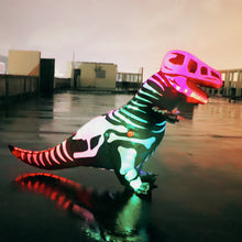 Load image into Gallery viewer, Adult Dinosaur Costumes, Inflatable T-Rex Dinosaur Halloween Blow Up With Voice Control LED Lights,Cosplay SHINYOU
