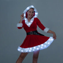 Lade das Bild in den Galerie-Viewer, Women Santa Costume LED Christmas Dress  | Cosplay  Costume SHINYOU
