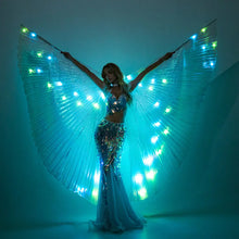 Cargar imagen en el visor de la galería, SMART LED Isis Wings Glow Light Up Belly Dance Costumes SHINYOU
