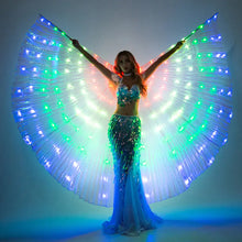 Load image into Gallery viewer, SMART LED Isis Wings Glow Light Up Belly Dance Costumes SHINYOU
