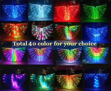 Cargar imagen en el visor de la galería, SMART LED Isis Wings Glow Light Up Belly Dance Costumes SHINYOU
