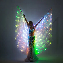 Cargar imagen en el visor de la galería, SMART LED Isis Wings Glow Light Up Belly Dance Costumes SHINYOU
