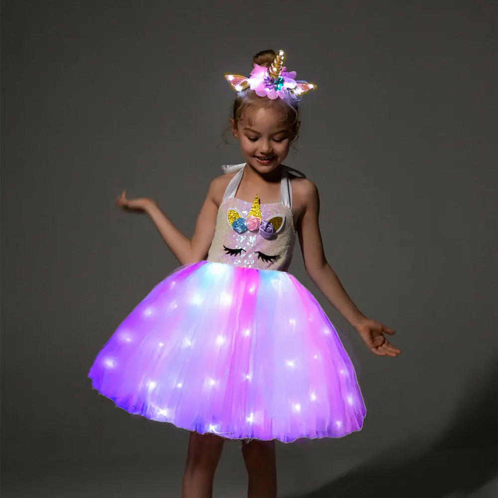 Unicorn Costume Dress Up for Little Girls tutu dress – SHINYOU